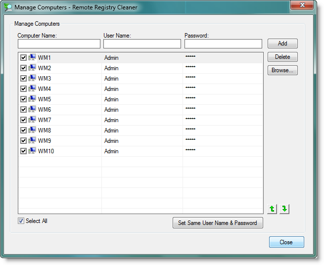 RemoteRegistryCleaner - Managing Network Computers